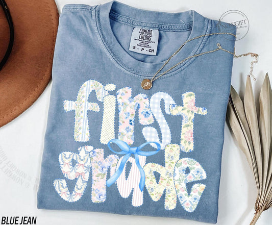 First Grade Teacher Shirt, Back to School 1st Grade Tee, Teacher Appreciation Gift, Cute Elementary School, Coquette Bow