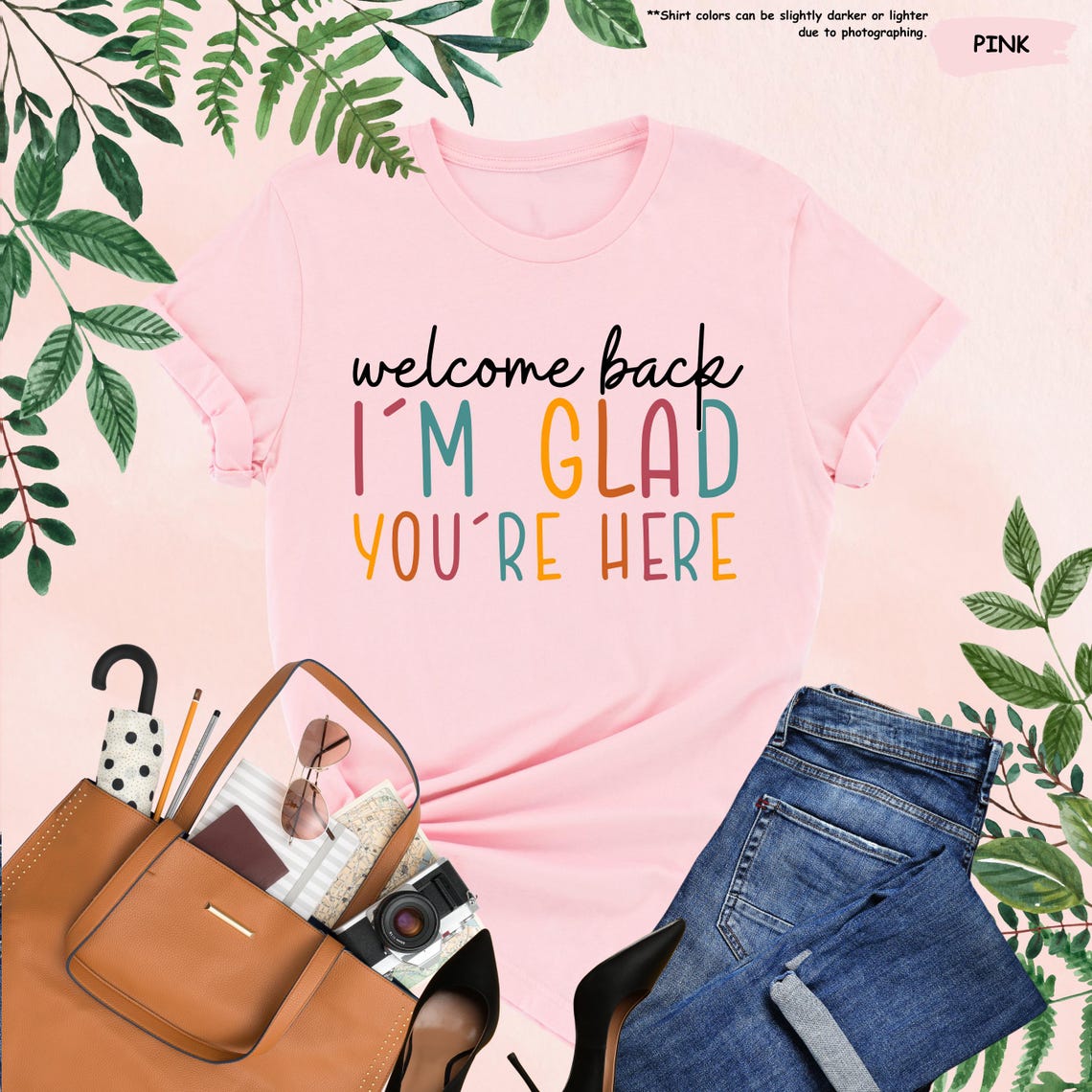 Welcome Back I'm Glad You're Here Shirt, Back To School Teacher Shirt, First Day Of School Shirts, Elementary Teacher Shirt, PreK Crew Shirt